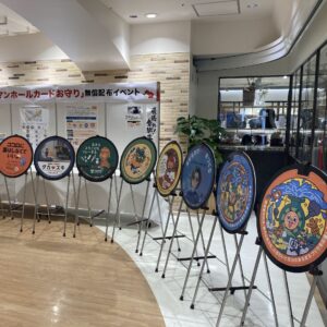 合格祈願マンホールグッズ配布